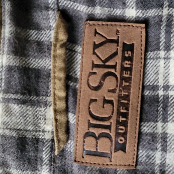 BigSky Outfitters canvas flannel shirt szM - Picture 4 of 7